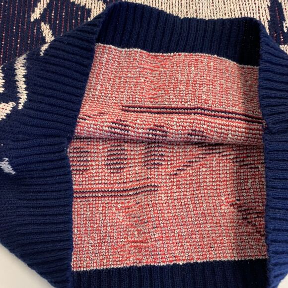 Vintage Keneth Too! Plus Acrylic Sweater XL Extra Large Multicolor Retro 80s - Picture 9 of 11